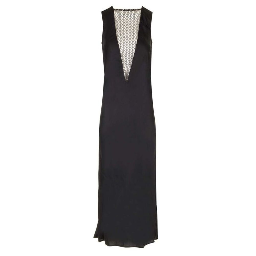 Rotate Women Satin Long Dress